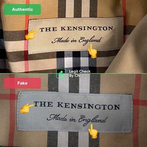 how to spot a fake burberry raincoat|burberry trench coat knockoff.